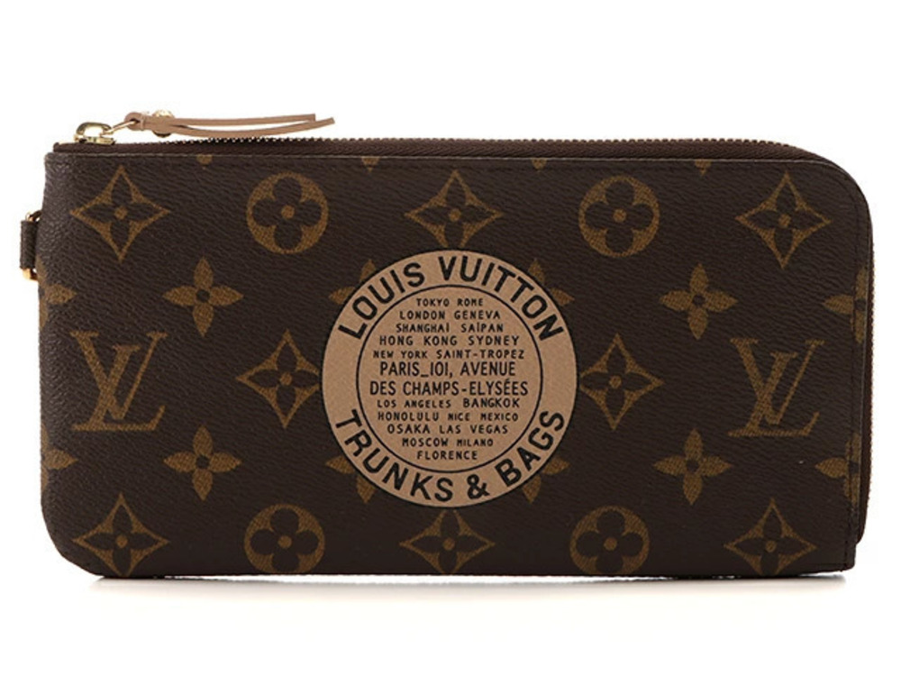 LOUIS VUITTON Monogram Portefeuille Complice L shaped zipper long wallet
